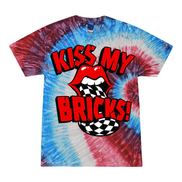 Kiss My Bricks Tie Dye Tee ***CLEARANCE***
