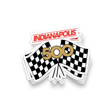 1984 Checkered Flag Sticker