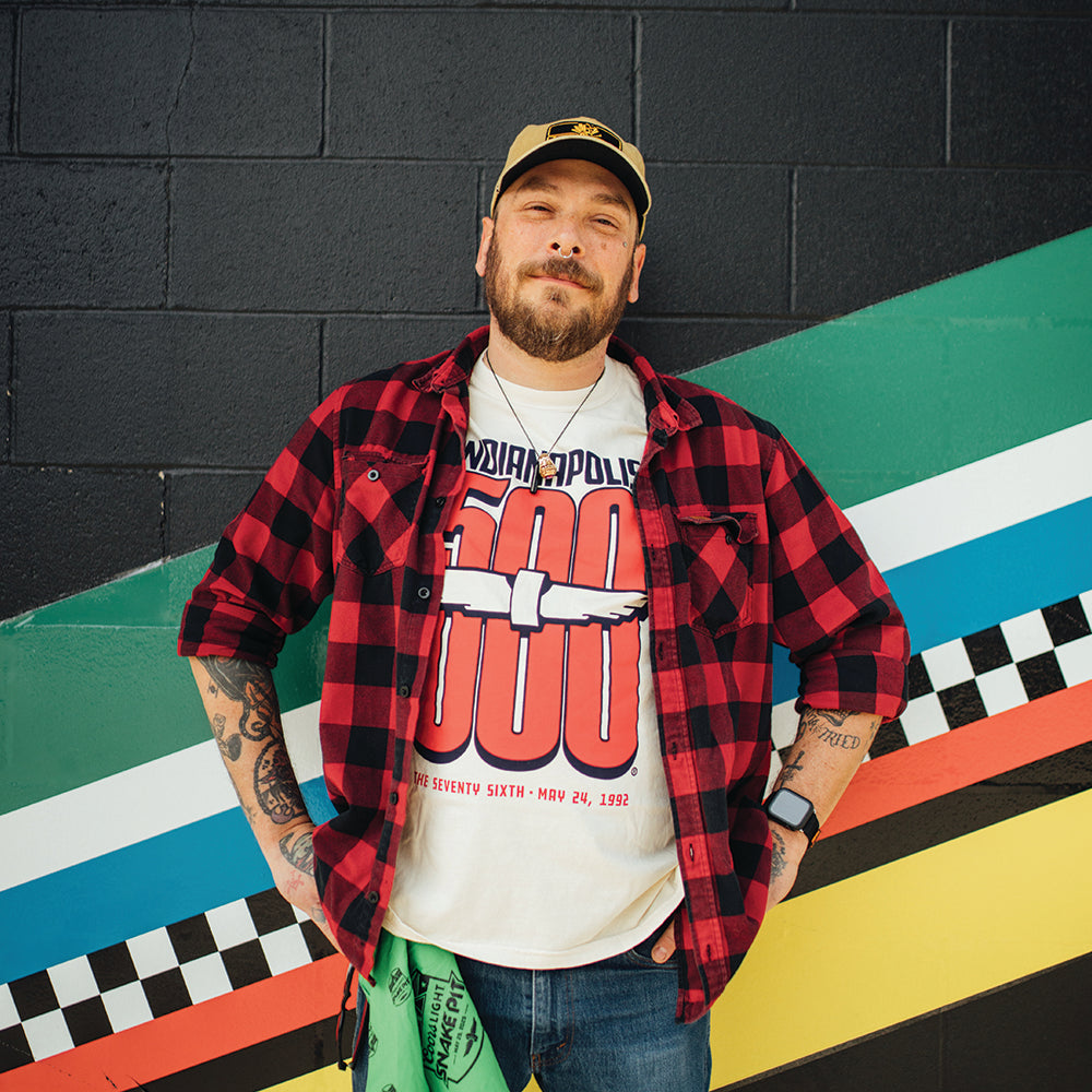 1992 Indy 500 76th Running Tee - United State of Indiana