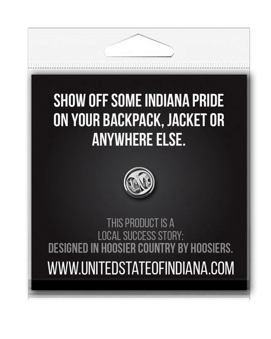 Rainbow Flag Enamel Pin - United State of Indiana: Indiana-Made T-Shirts and Gifts