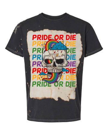 Pride Or Die Tie Dye Tee - United State of Indiana