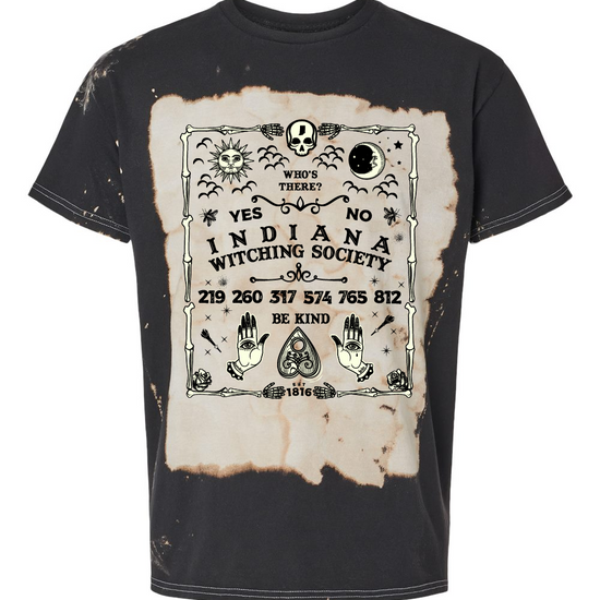 Indiana Witching Society Ouija Tie Dye Tee - United State of Indiana