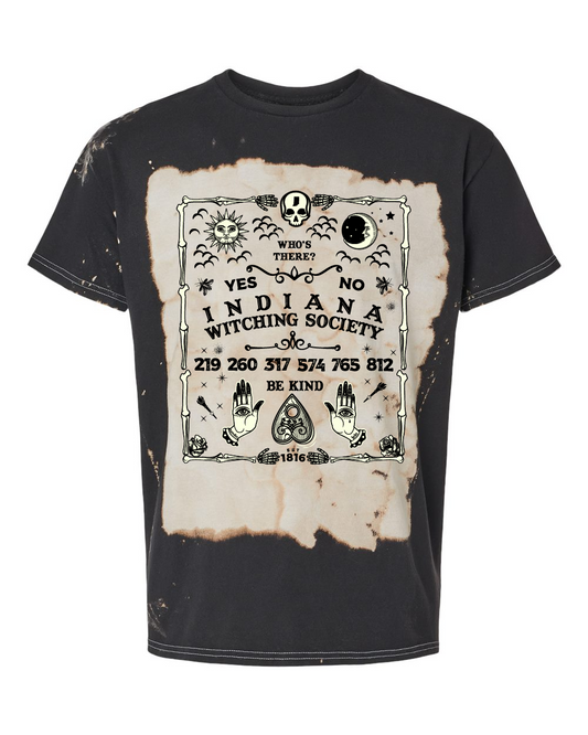 Indiana Witching Society Ouija Tie Dye Tee - United State of Indiana