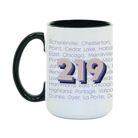 219 Area Code Mug - United State of Indiana