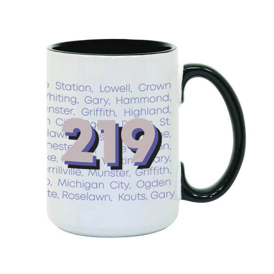 219 Area Code Mug - United State of Indiana