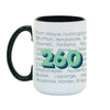 260 Area Code Mug - United State of Indiana