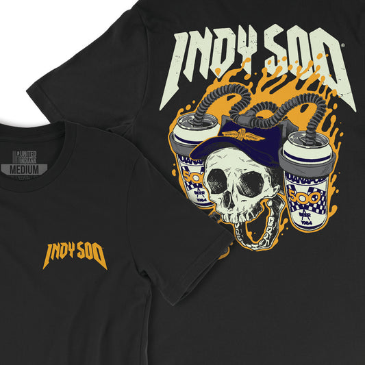Indy 500 Skull Tee - United State of Indiana