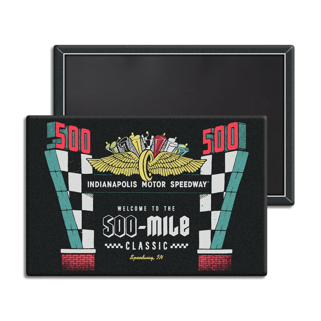 500 Mile Classic Magnet - United State of Indiana