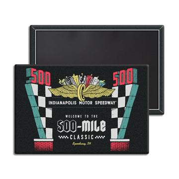 500 Mile Classic Magnet - United State of Indiana