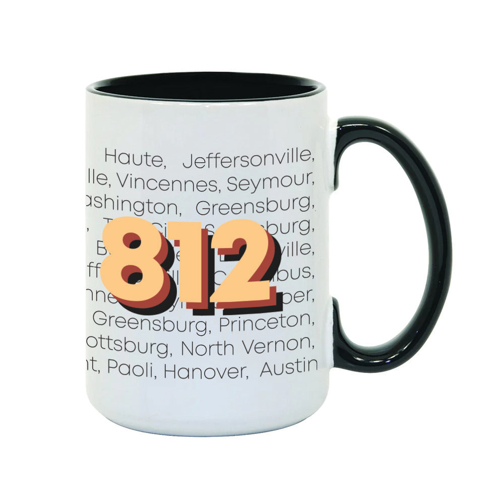 812 Area Code Mug - United State of Indiana