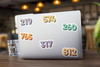 219 Area Code Sticker - United State of Indiana