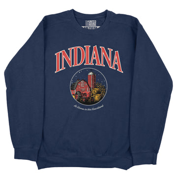 At Home in the Heartland Crewneck - United State of Indiana