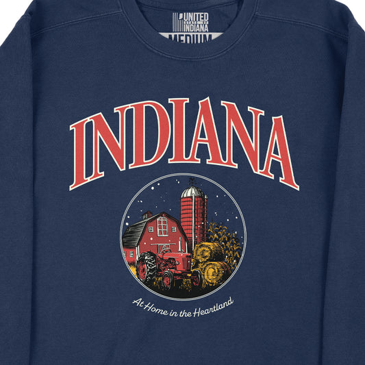 At Home in the Heartland Crewneck - United State of Indiana