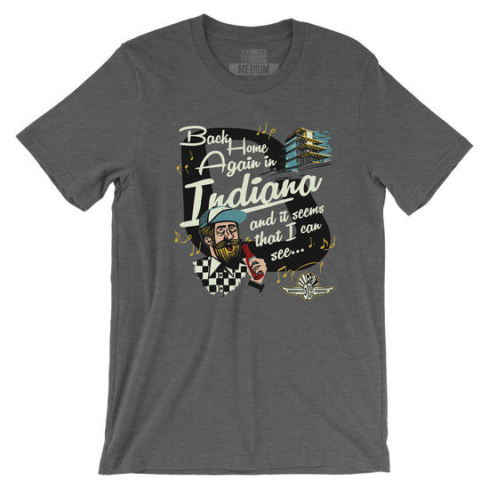 Back Home Again Tee - United State of Indiana