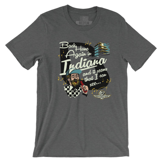 Back Home Again Tee - United State of Indiana
