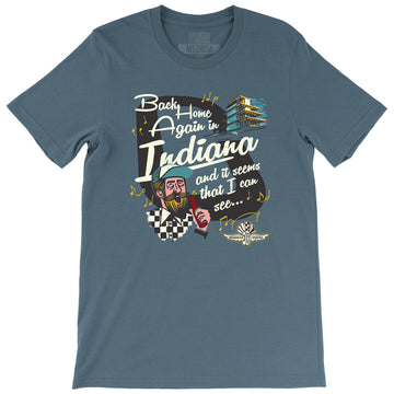 Back Home Again Song Tee ***CLEARANCE*** - United State of Indiana