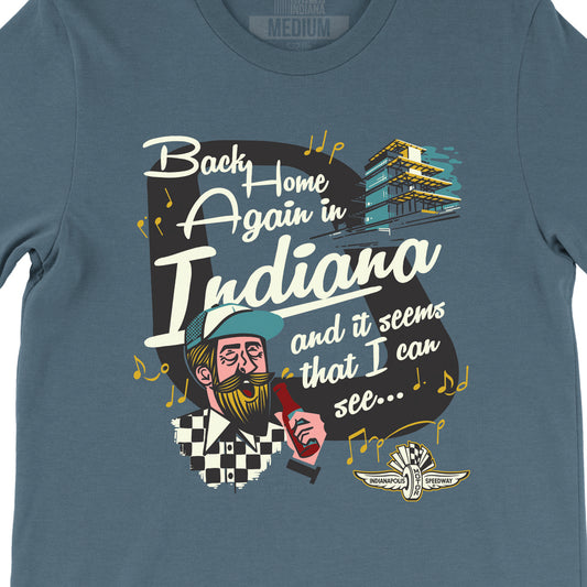 Back Home Again Song Tee ***CLEARANCE*** - United State of Indiana