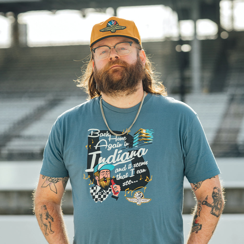 Back Home Again Song Tee ***CLEARANCE*** - United State of Indiana