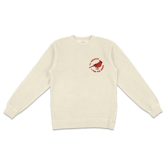 Backyard Birds of the Midwest Crewneck - United State of Indiana