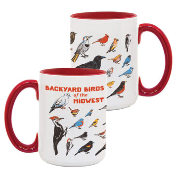 Backyard Birds Mug - United State of Indiana