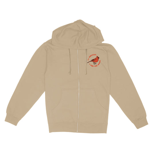 Backyard Birds Zip-Up Hoodie