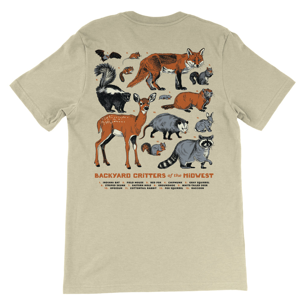 Backyard Critters Tee - United State of Indiana