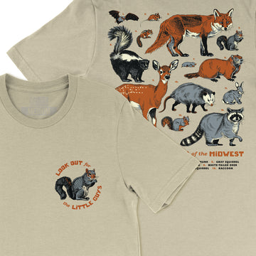 Backyard Critters Tee - United State of Indiana