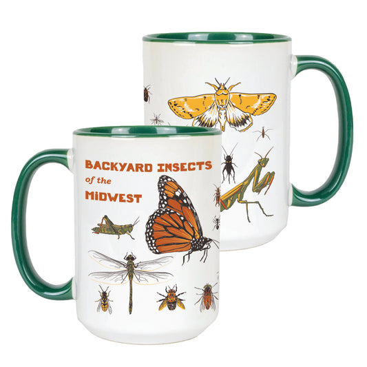 Backyard Insects Mug - United State of Indiana