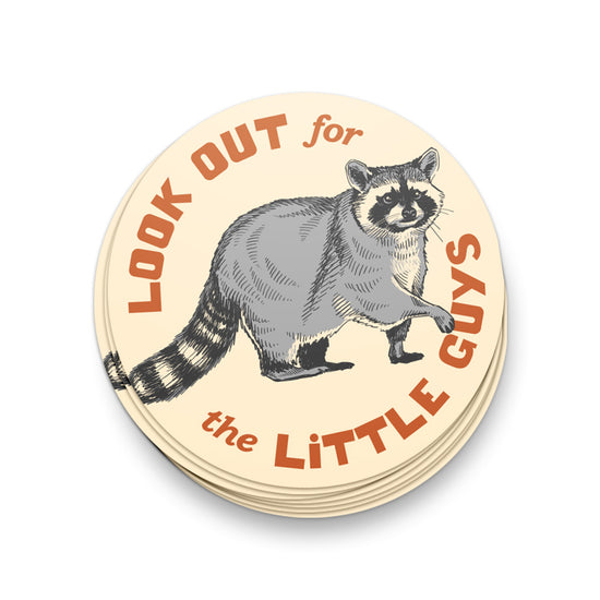 Backyard Critters Raccoon Sticker - United State of Indiana