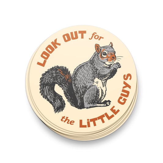 Backyard Critters Squirrel Sticker - United State of Indiana