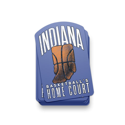 Basketball's Home Court Sticker - United State of Indiana