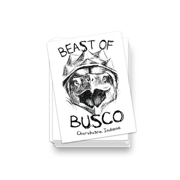 Beast of Busco Sticker