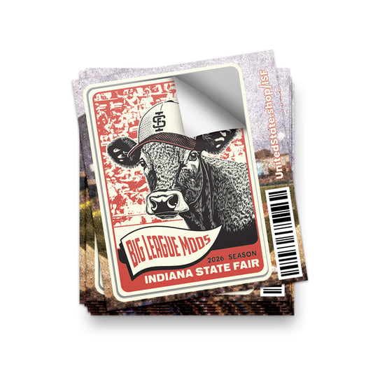 Big League Moos Sticker