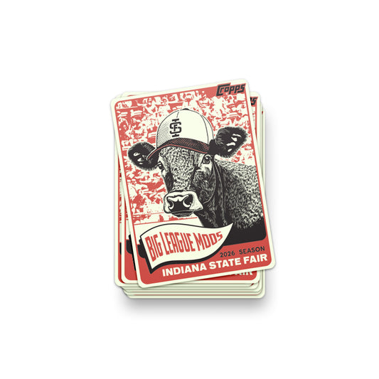 Big League Moos Sticker