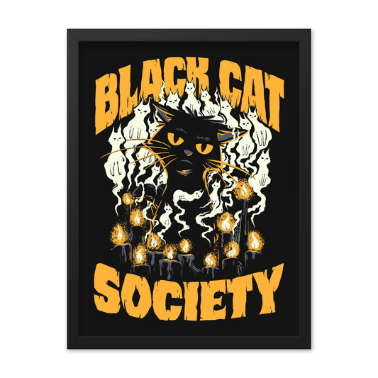 Black Cat Society Poster - United State of Indiana