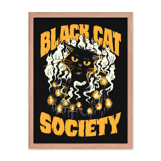 Black Cat Society Poster - United State of Indiana