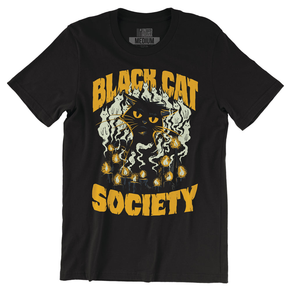 Black Cat Society Tee - United State of Indiana