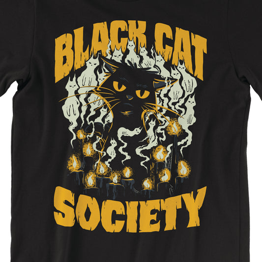 Black Cat Society Tee - United State of Indiana