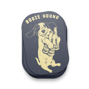Booze Hound Sticker - United State of Indiana