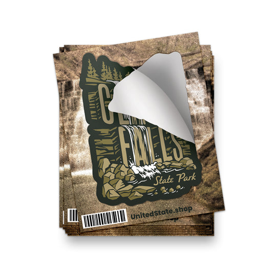 Clifty Falls State Park Sticker - United State of Indiana