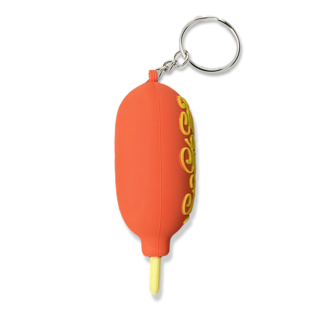 State Fair Corndog Keychain - United State of Indiana