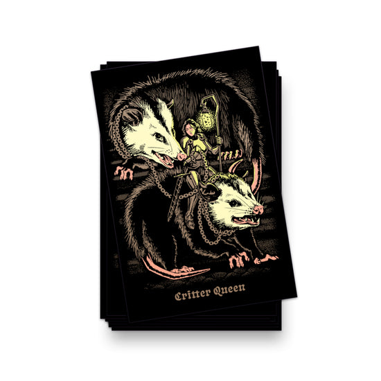 Critter Queen Sticker - United State of Indiana