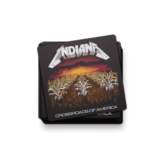 Crossroads of America Metal Sticker