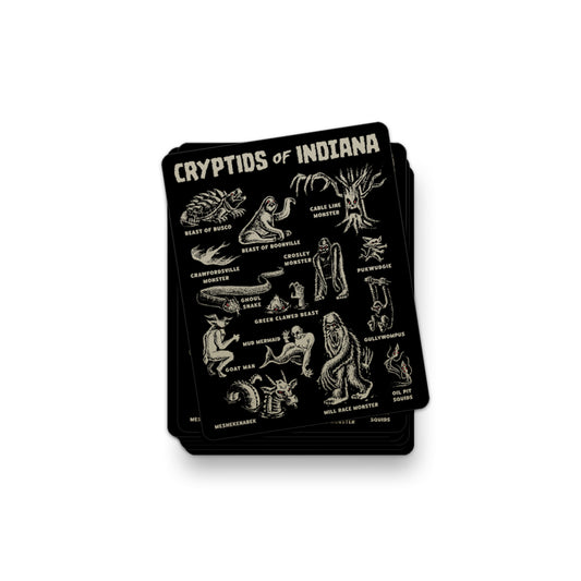 Cryptids of Indiana Sticker