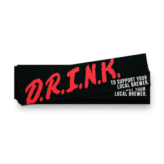 D.R.I.N.K. Sticker - United State of Indiana