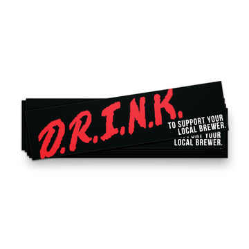 D.R.I.N.K. Sticker - United State of Indiana