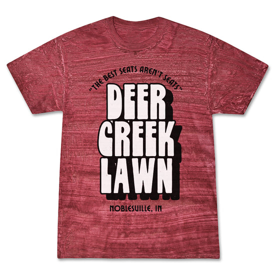 Deer Creek Lawn Tie Dye Tee - United State of Indiana
