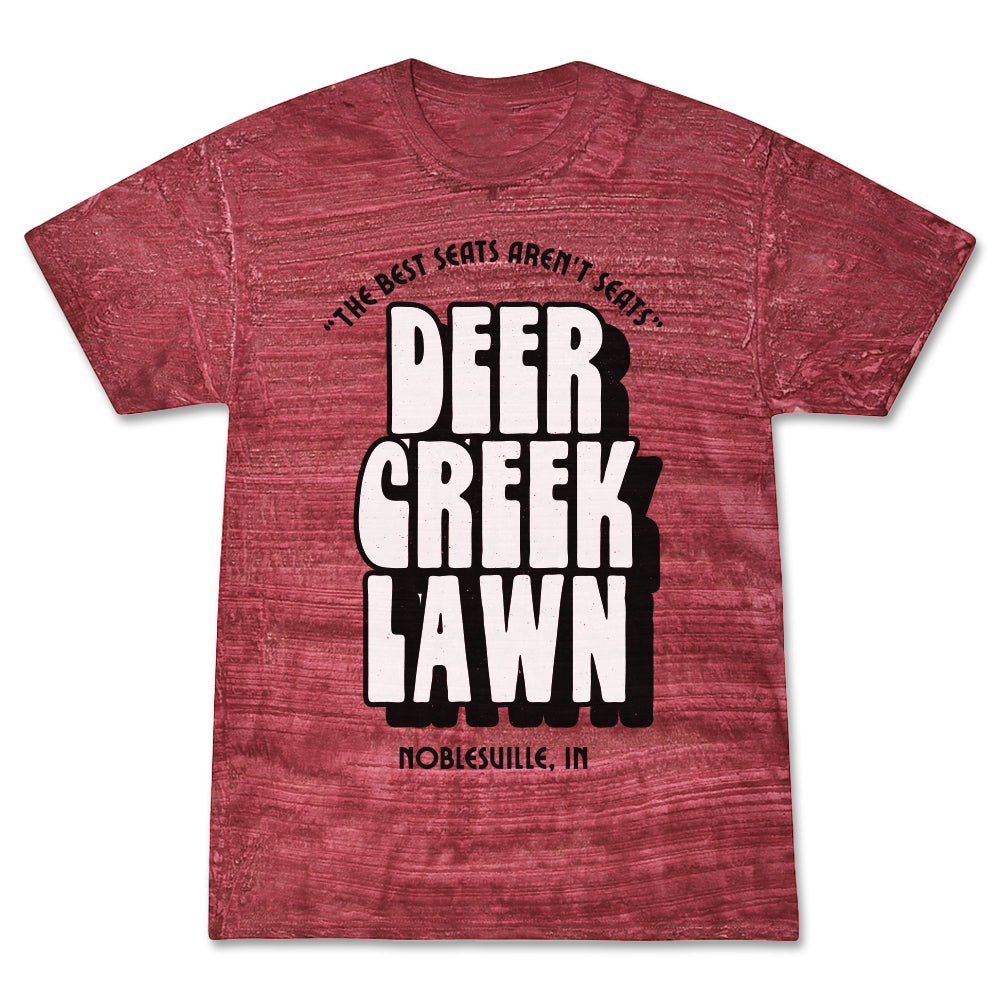 Deer Creek Lawn Tie Dye Tee - United State of Indiana