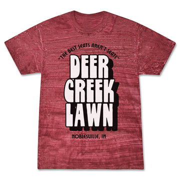 Deer Creek Lawn Tie Dye Tee - United State of Indiana