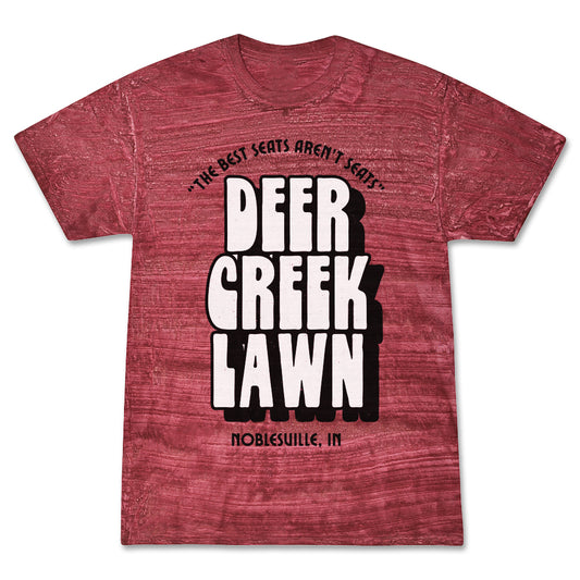 Deer Creek Lawn Tie Dye Tee - United State of Indiana